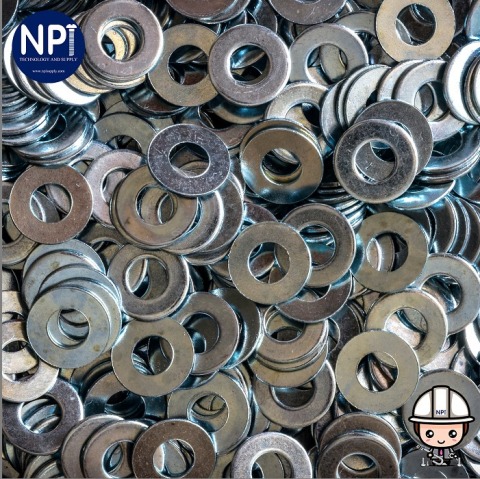 แหวนอีแปะ ชุบขาว